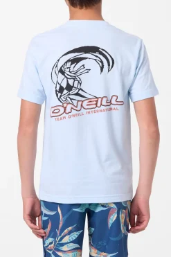 Boy's Team Spike Tee - Sky Blue Heather | O'Neill