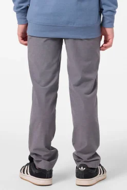 Boy's Venture Hybrid Elastic Waist Pants - Heather Grey | O'Neill
