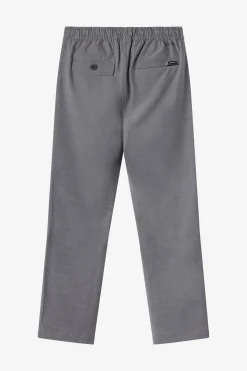 Boy's Venture Hybrid Elastic Waist Pants - Heather Grey | O'Neill