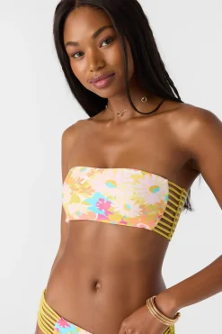 Brasilia Floral Bells Bandeau Top - Multi Clr | O'Neill