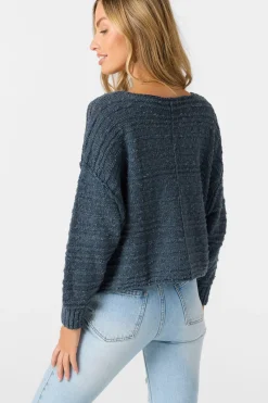 Brayton Long Sleeve Sweater - Slate | O'Neill