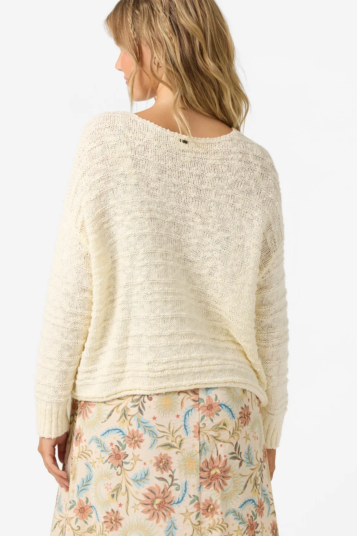 Brayton Long Sleeve Sweater - Winter White | O'Neill