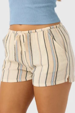 Brenda Stripe Beach Shorts - Tapioca | O'Neill