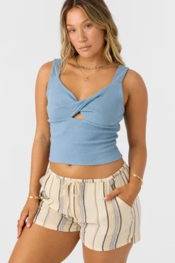 Brenda Stripe Beach Shorts - Tapioca | O'Neill