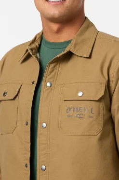Bronsen High Pile Jacket - Dark Khaki | O'Neill