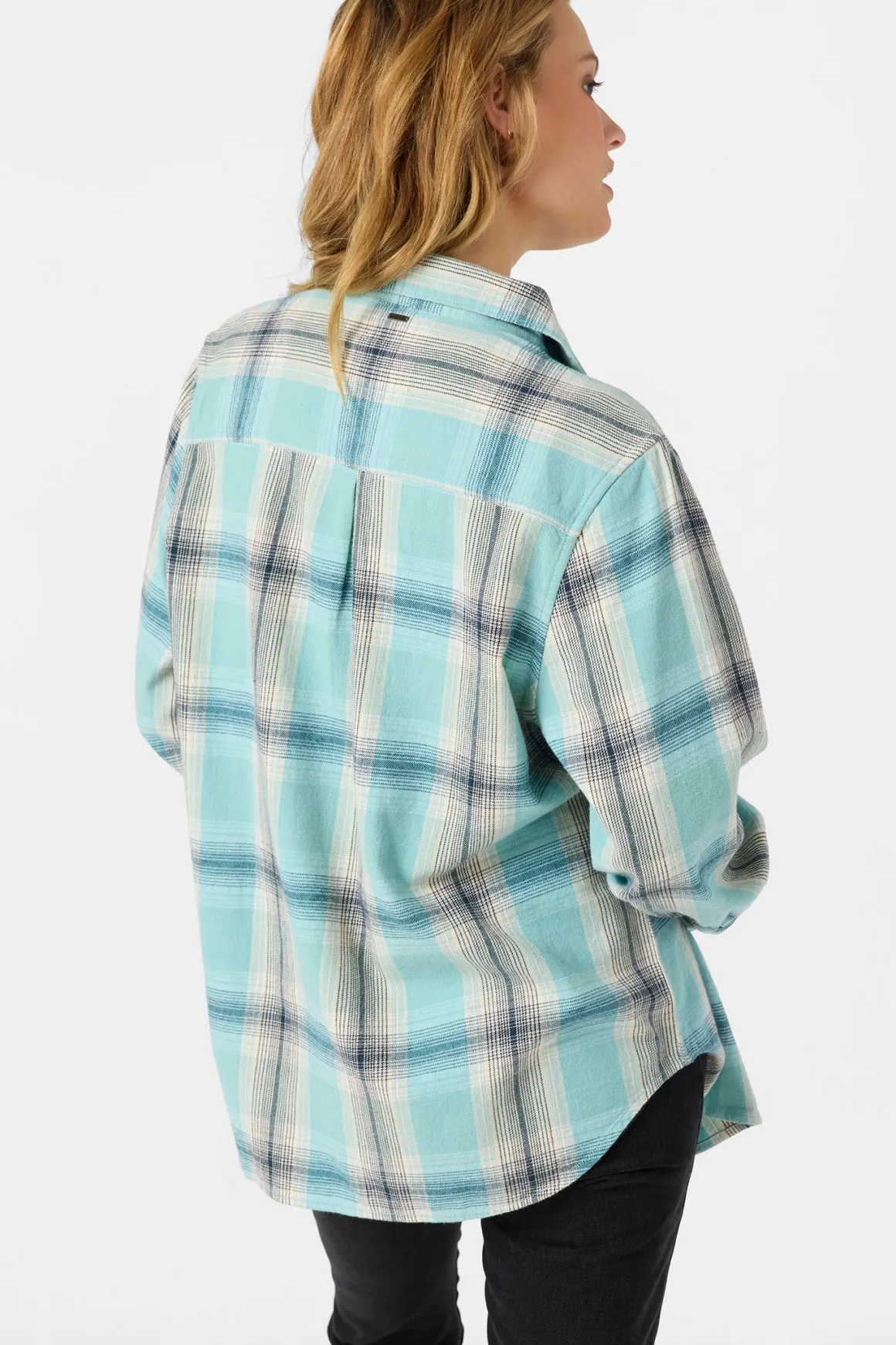 Brooks Flannel Long Sleeve Top - Nile Blue | O'Neill