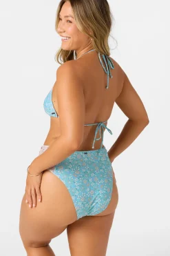 Cabella Long Beach High Waist Cheeky Bottoms - Multi Clr | O'Neill