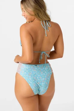 Cabella Long Beach High Waist Cheeky Bottoms - Multi Clr | O'Neill
