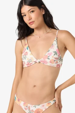 Camellia Floral Pismo Bralette Top - Vanilla | O'Neill