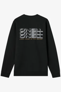 Capitola Crew Crew Neck Fleece - Black | O'Neill