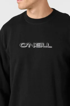 Capitola Crew Crew Neck Fleece - Black | O'Neill