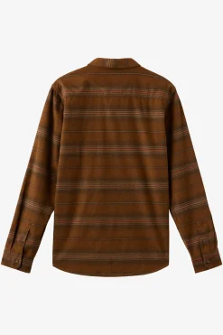 Caruso Stripe Cord Standard Fit Long Sleeve Shirt - Dachshund | O'Neill