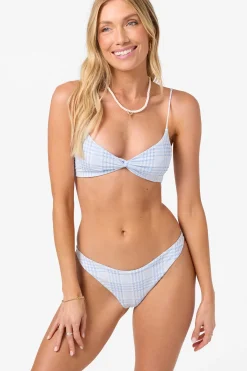 Catamaran Plaid Flamenco Cheeky Bottoms - Azurine | O'Neill