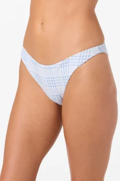 Catamaran Plaid Flamenco Cheeky Bottoms - Azurine | O'Neill