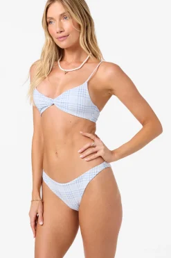 Catamaran Plaid Flamenco Cheeky Bottoms - Azurine | O'Neill