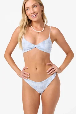 Catamaran Plaid Malibu Bralette Top - Azurine | O'Neill