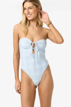 Catamaran Plaid Poolside One-Piece - Azurine | O'Neill