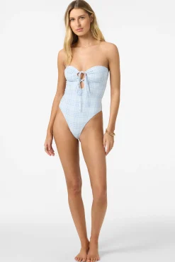Catamaran Plaid Poolside One-Piece
