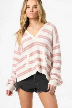 Catamaran Relaxed Hooded Sweater Long Sleeve Top - Canyon Rose | O'Neill