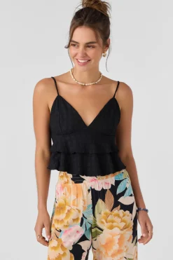 Chloey Sleeveless Top - Black | O'Neill