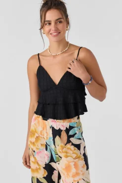 Chloey Sleeveless Top - Black | O'Neill