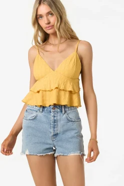 Chloey Sleeveless Top - Bright Gold | O'Neill