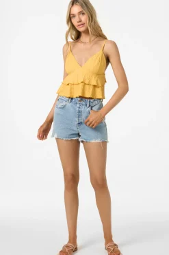 Chloey Sleeveless Top - Bright Gold | O'Neill