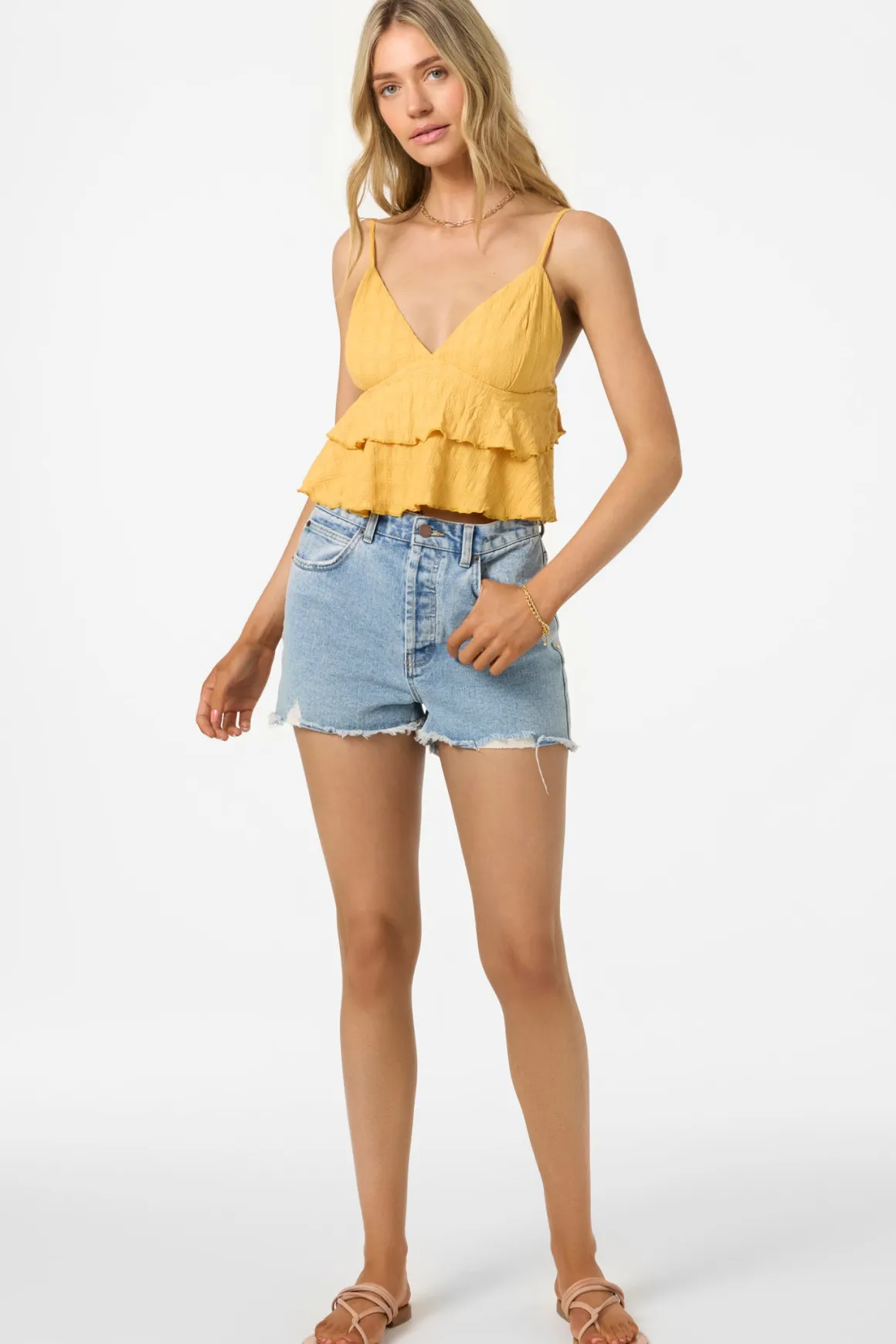 Chloey Sleeveless Top - Bright Gold | O'Neill