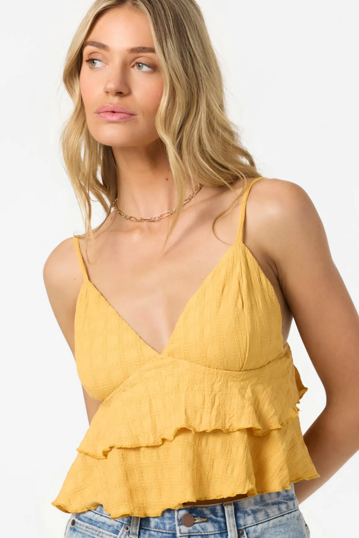 Chloey Sleeveless Top - Bright Gold | O'Neill
