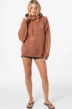 Chore Break Oversized Hoodie Pullover Fleece - Carob Brown | O'Neill