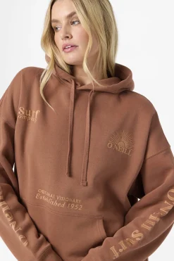 Chore Break Oversized Hoodie Pullover Fleece - Carob Brown | O'Neill