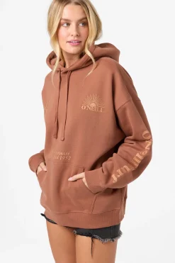 Chore Break Oversized Hoodie Pullover Fleece - Carob Brown | O'Neill
