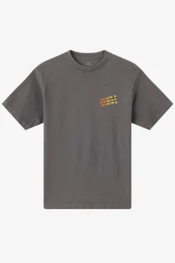 Circle Freak Boxy Tee Standard Fit Tee - Grey Mineral | O'Neill