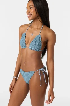 Club House Crochet Skimpy Bottoms - Faded Denim | O'Neill