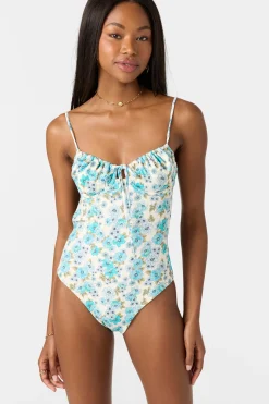 Coastal Floral Kailua One-Piece - Blue Mist | O'Neill