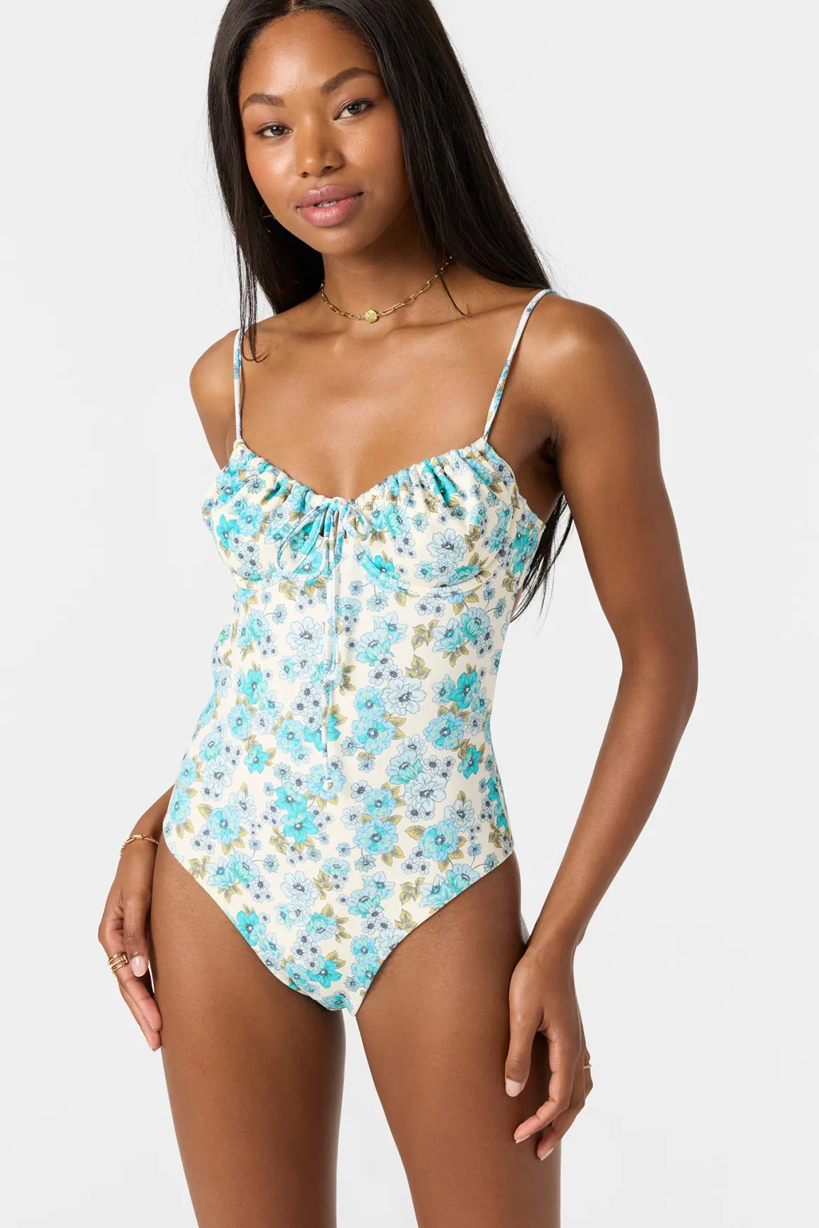 Coastal Floral Kailua One-Piece - Blue Mist | O'Neill