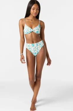 Coastal Floral Malibu Bralette Top - Blue Mist | O'Neill
