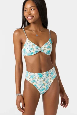 Coastal Floral Maxwell Cheeky Bottoms - Blue Mist | O'Neill