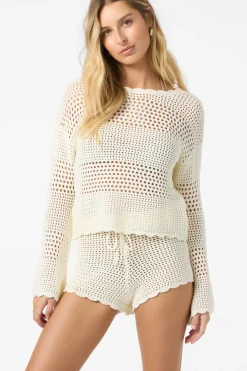 Consuelo Long Sleeve Sweater - Winter White | O'Neill