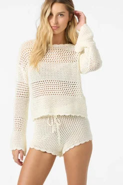 Consuelo Long Sleeve Sweater - Winter White | O'Neill