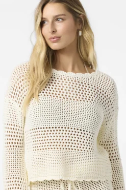 Consuelo Long Sleeve Sweater - Winter White | O'Neill