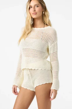 Consuelo Long Sleeve Sweater - Winter White | O'Neill