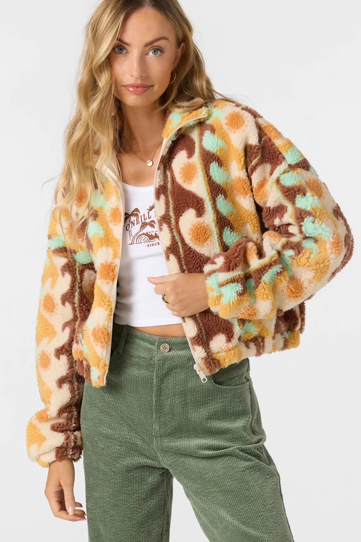 Cordin Jacquard Jacket - Warm Ochre | O'Neill