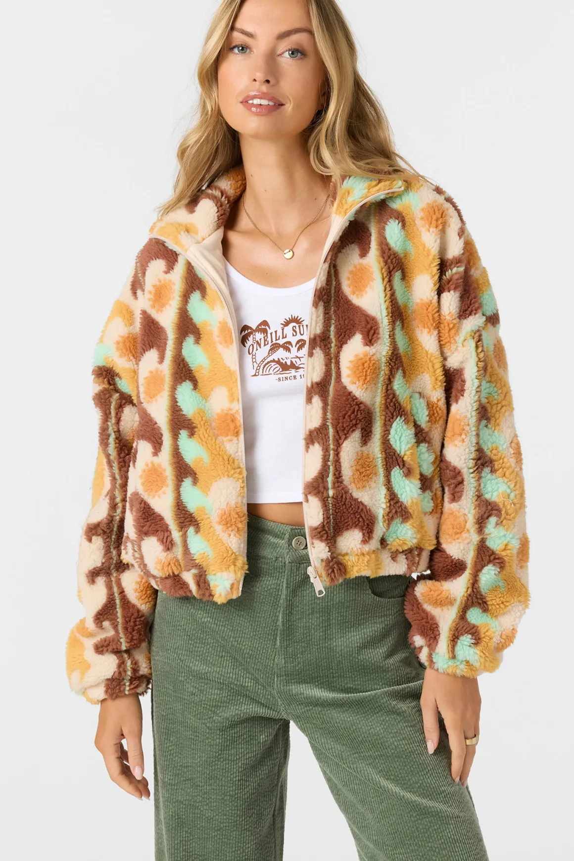 Cordin Jacquard Jacket - Warm Ochre | O'Neill