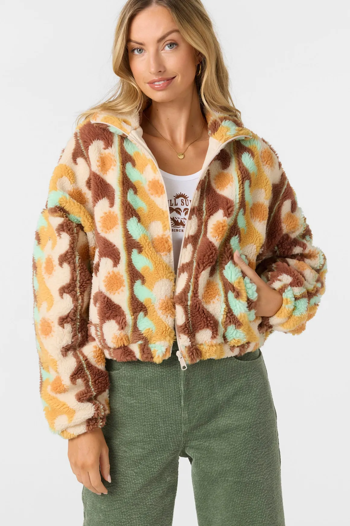 Cordin Jacquard Jacket - Warm Ochre | O'Neill