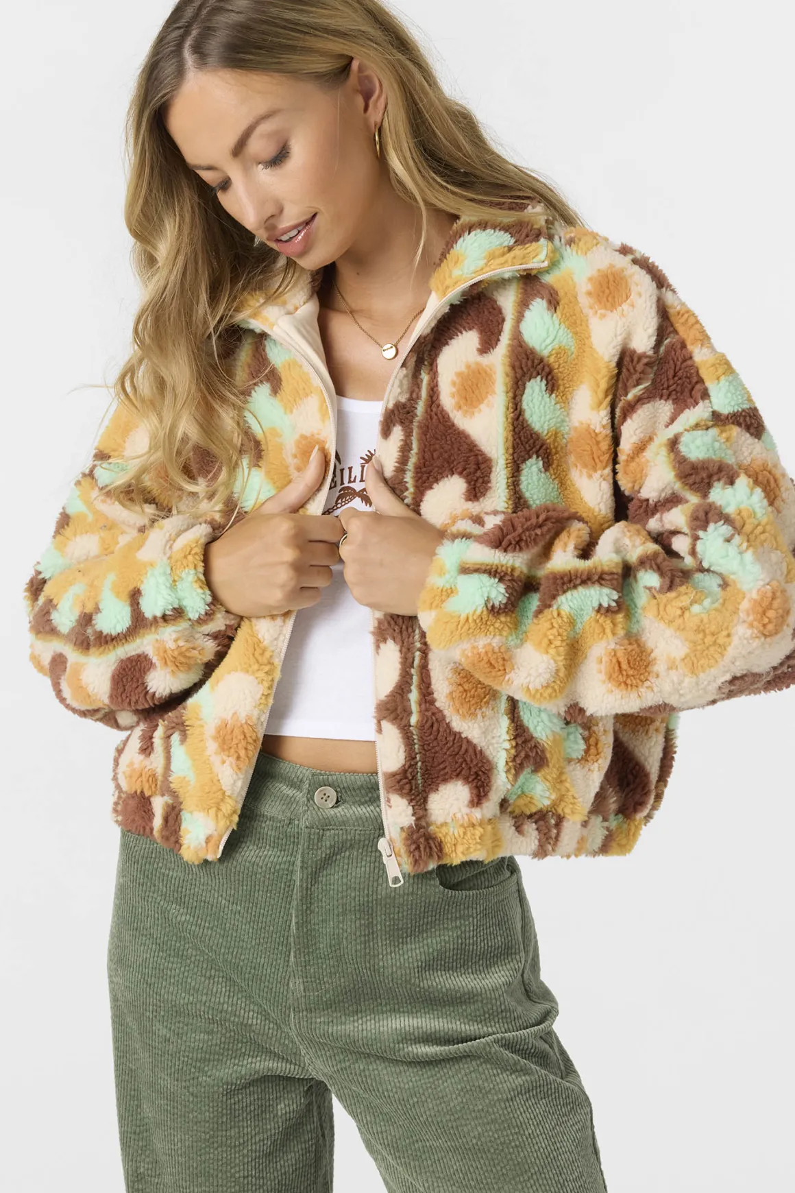 Cordin Jacquard Jacket - Warm Ochre | O'Neill