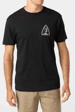 Crest Standard Fit Tee - Black | O'Neill