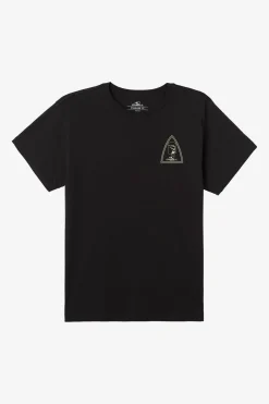 Crest Standard Fit Tee - Black | O'Neill