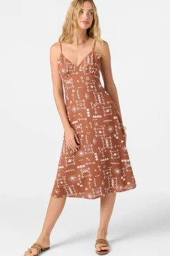 Darleen Midi Dress - Rustic Brown | O'Neill