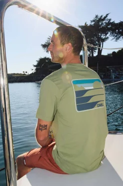 Dawn Classic Tee Standard Fit Tee - Oil Green | O'Neill